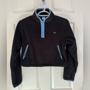 Aritzia TNA Sno Polar 1/2 Zip Fleece Sweater